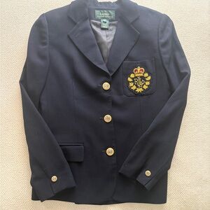 Lauren Ralph Lauren Blue Crest Blazer